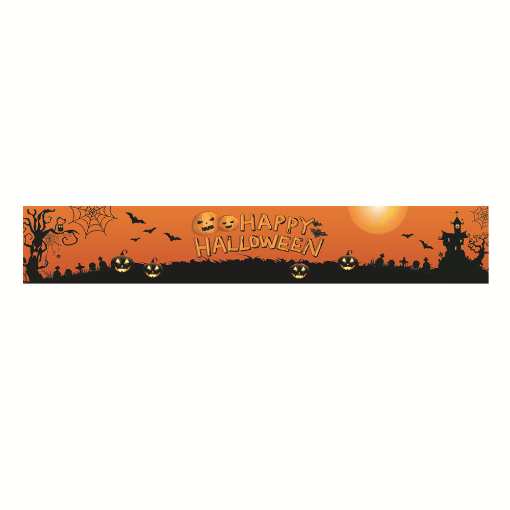 Halloween Banner Background Holiday Celebration Hanging Decoration