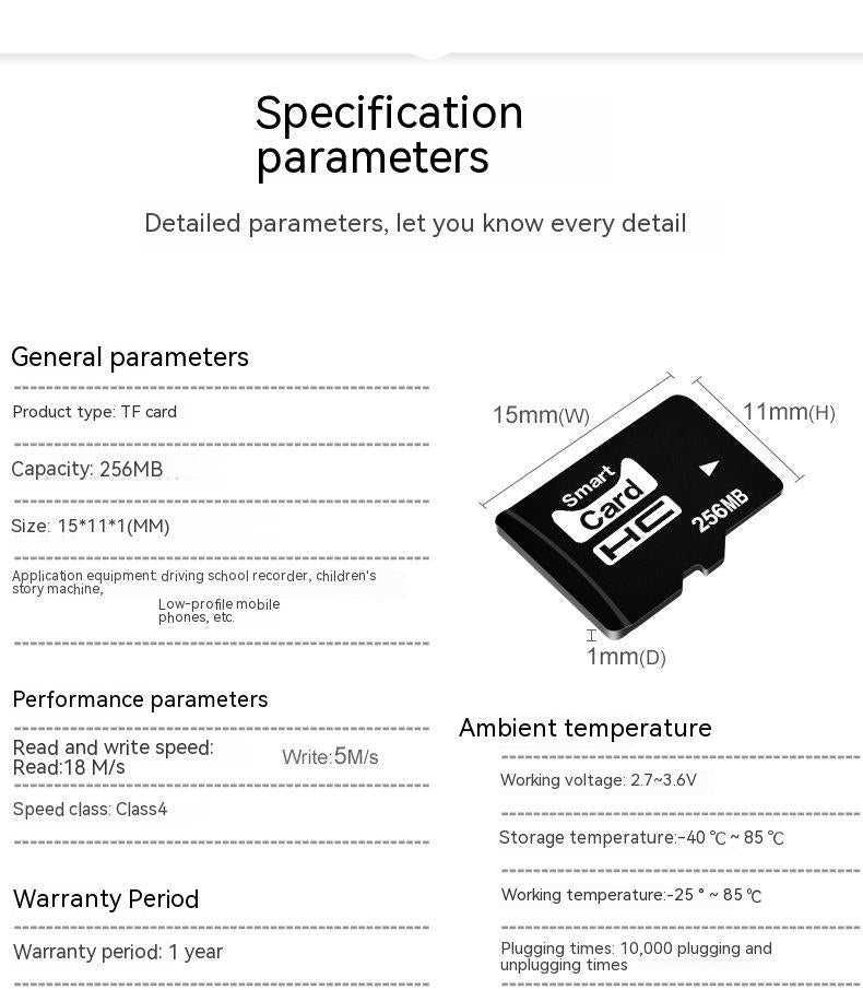 256m Memory Card Mini Speaker Memory Card