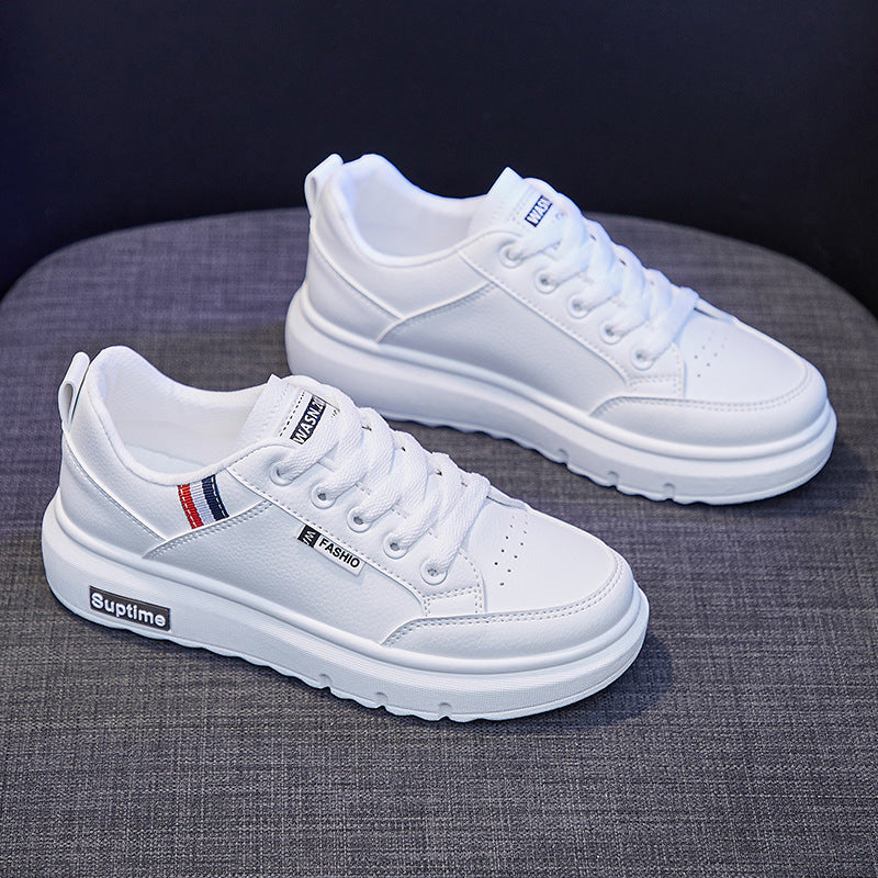 Korean Version Of All-match White Shoes Women Running Leisure