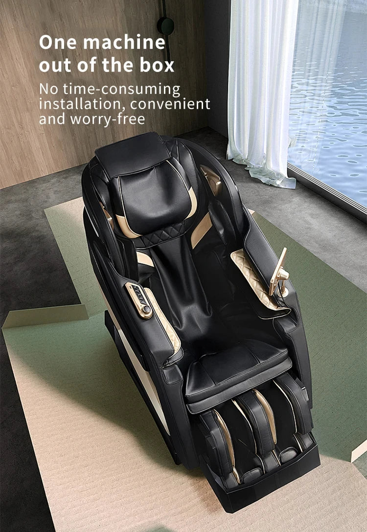 4D SL-Track Zero Gravity full body AirBag Massager Chairs Home 3D Office Chair Luxury Electric Massage Sofa