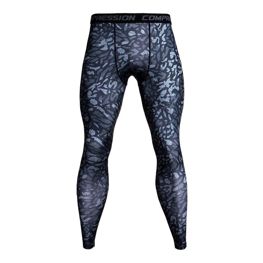 Mens Camo Compression Pants Fit wear Jogging Leggings