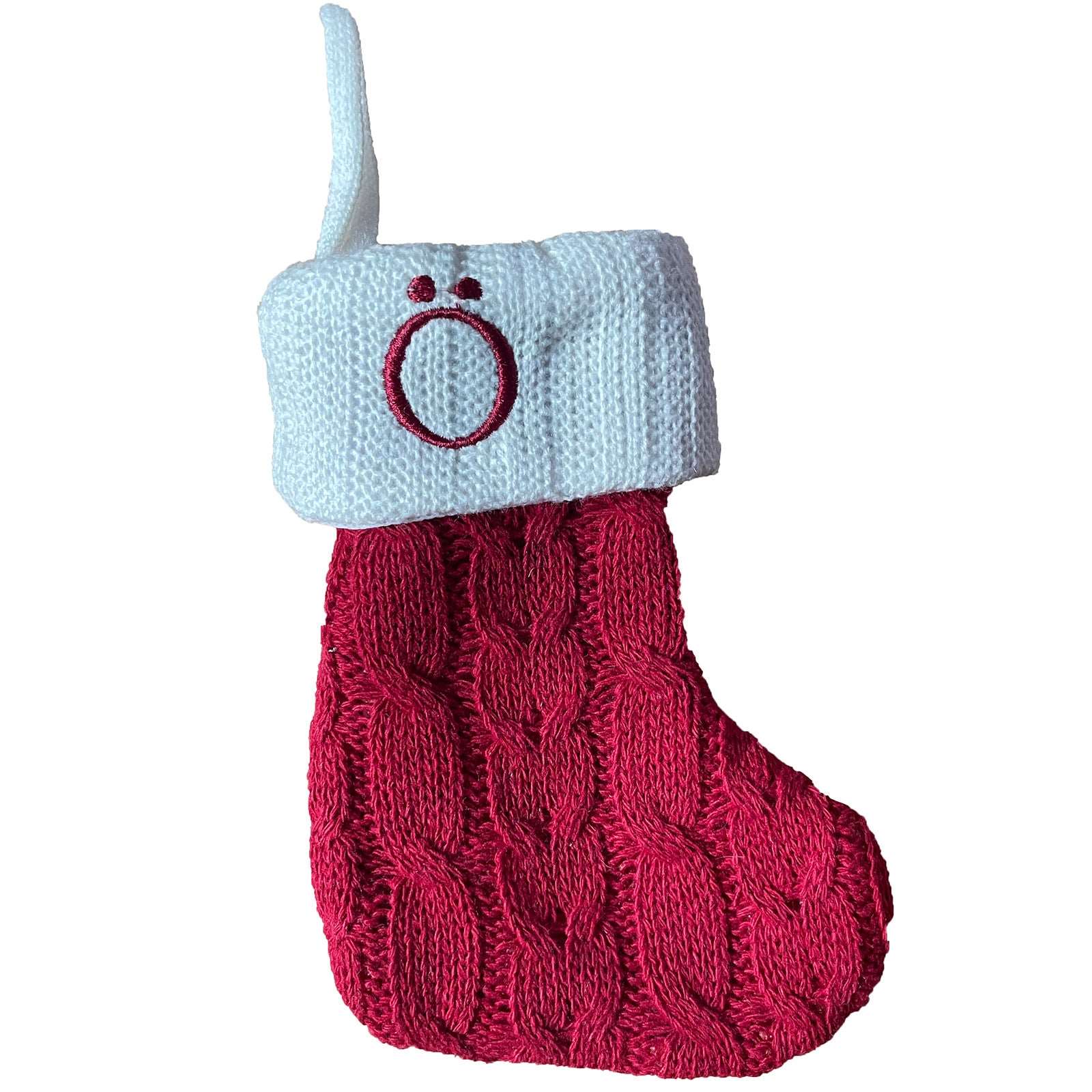 Christmas Decorations Pendant Christmas Socks Letter Knitting