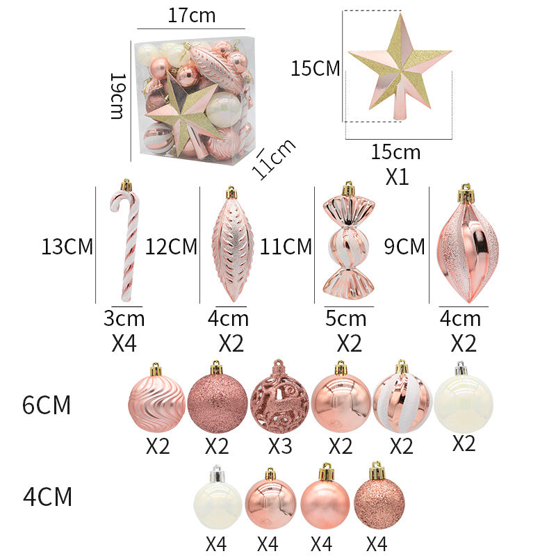 Christmas ball combination set 40 PCS