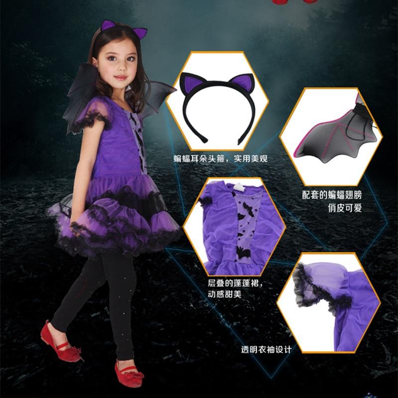 Halloween Costume Wings Headband Girl Dresses