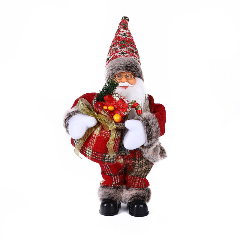 30cm Electric Christmas Old Man Decorations