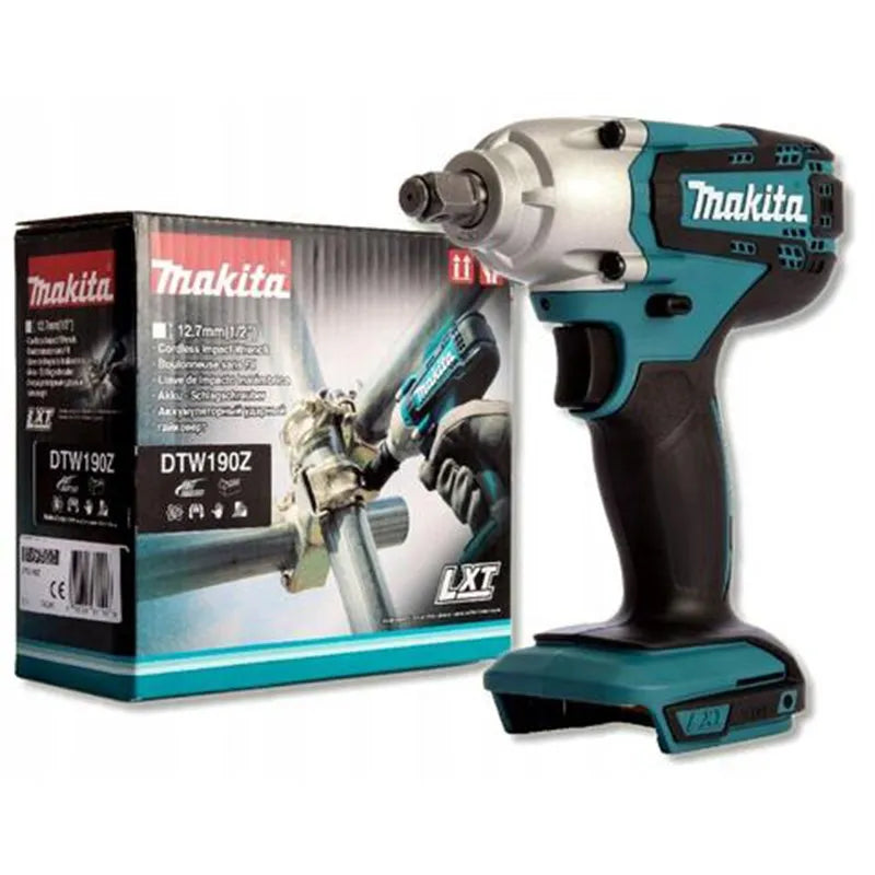 Makita DTW190 18V Cordless Impact Wrench High Torque Lithium Battery Auto Repair Air Gun Electric Wrench Original Power Tools