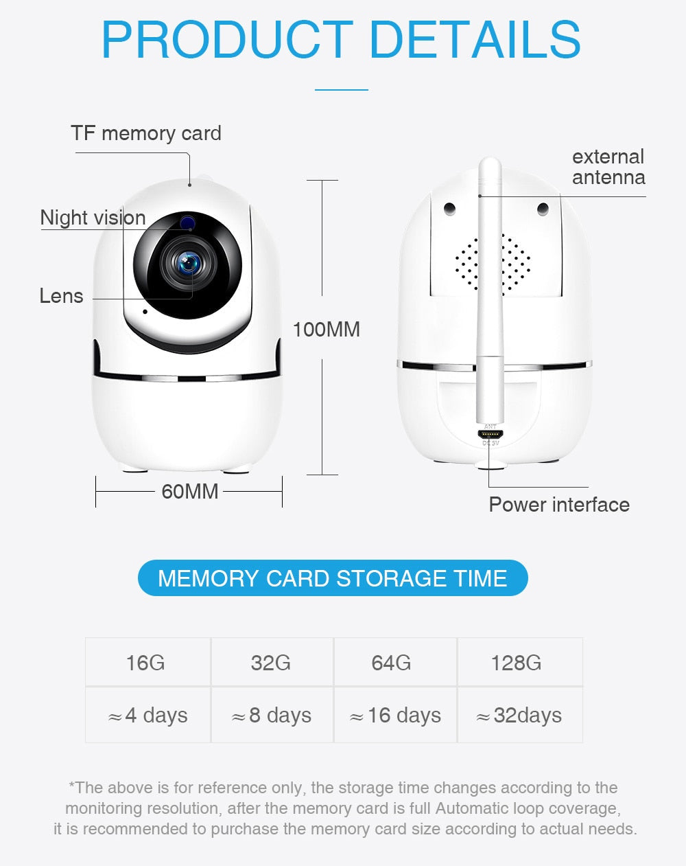 1080P Auto-Tracking Home Security Camera