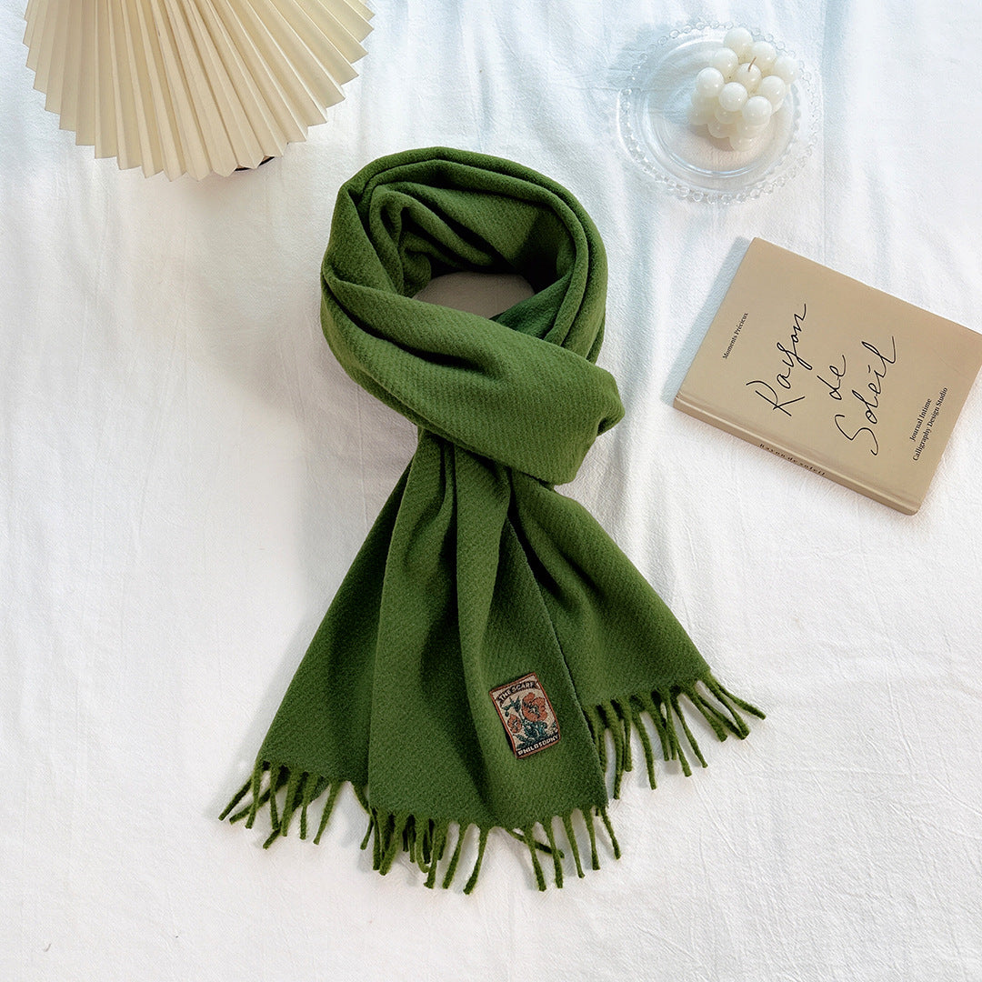 Women's Korean-style All-match Monochrome Scarf