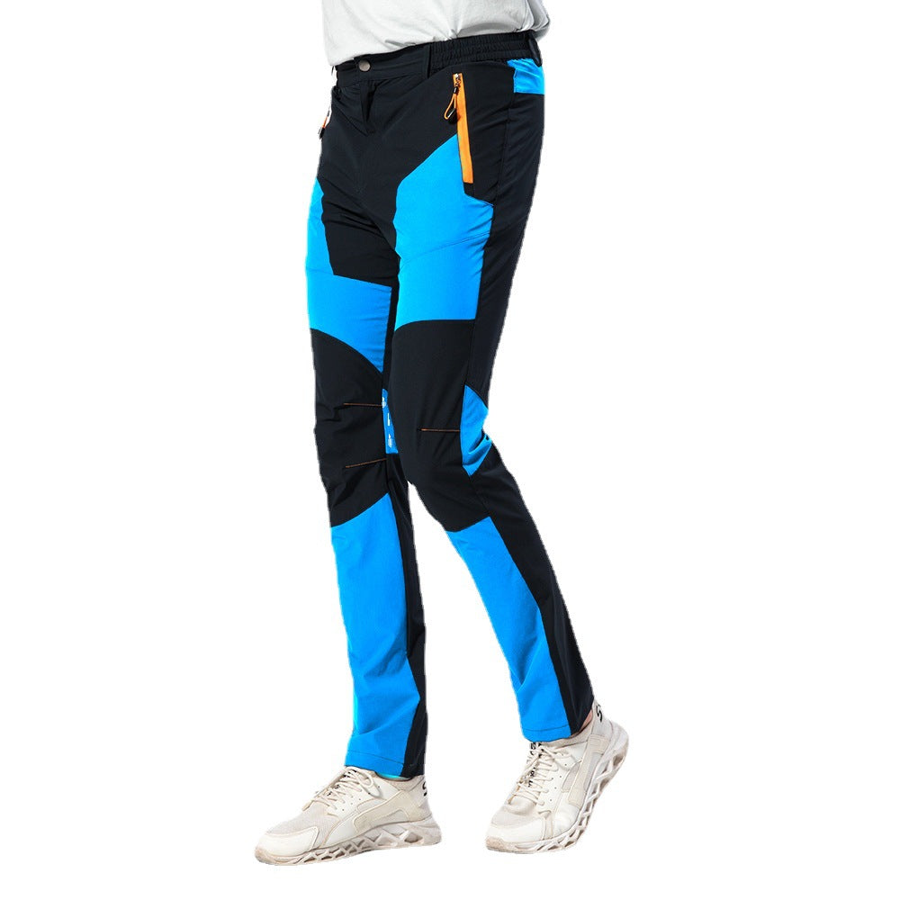 Spring And Summer New Outdoor Quick-dry Pants Stretch Cycling Pants Waterproof Tactical Pants Color Matching Men's Climbing Pants In Stock Cross-border