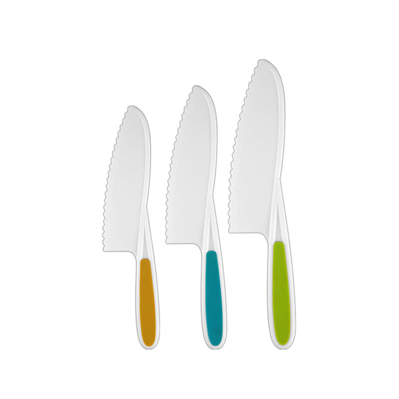 Children's Plastic Knife Cake Knife Fruit Knife Safe knife Anti sharp Not dangerous for children