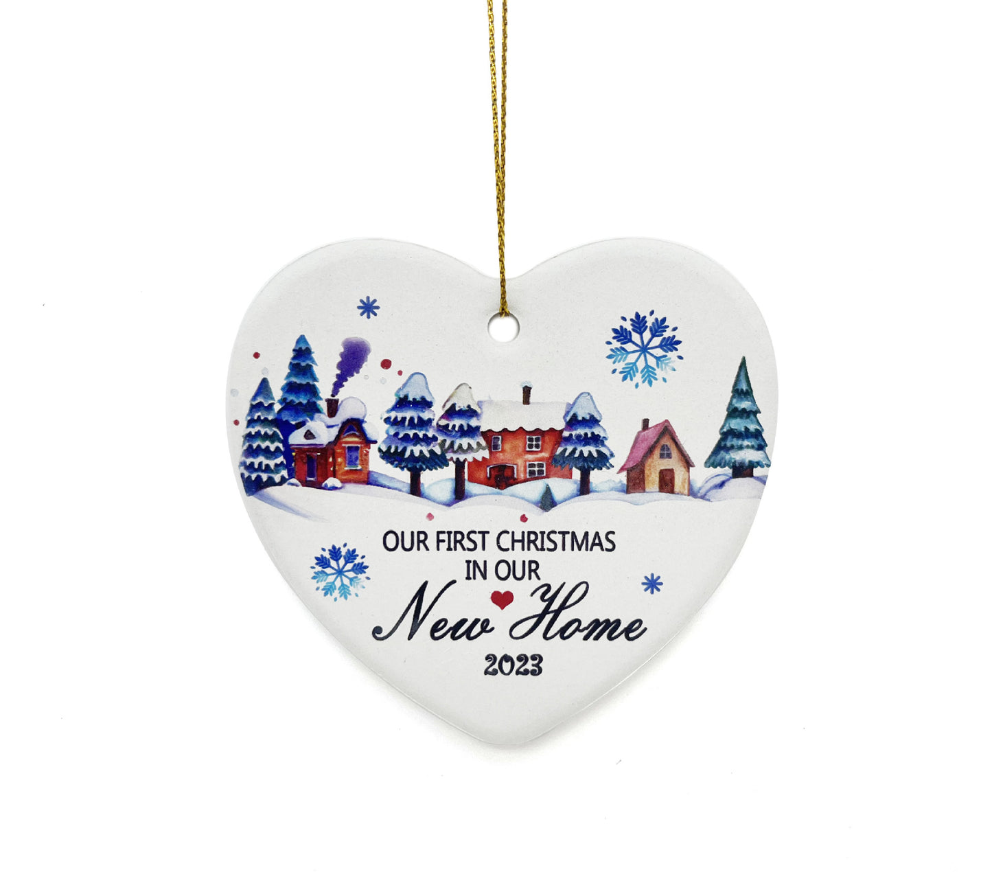 Christmas Ceramic Round Decorations Pendant