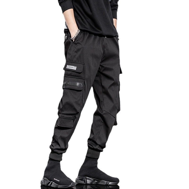 Men's Ankle-tied I Loose Function Multi-pocket Cargo Pants