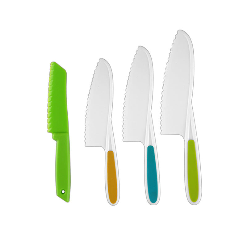 Children's Plastic Knife Cake Knife Fruit Knife Safe knife Anti sharp Not dangerous for children