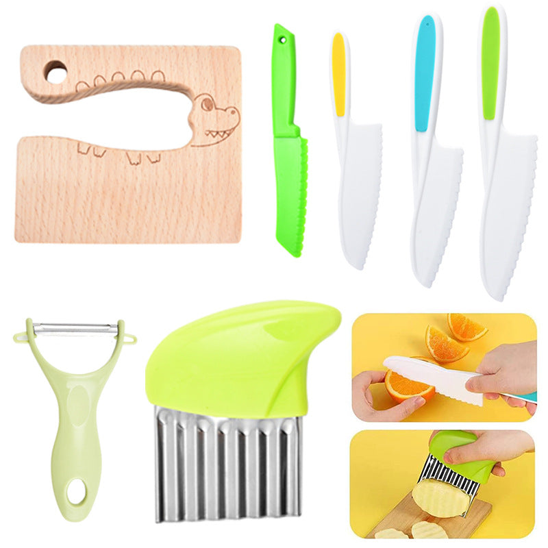 Children's Plastic Knife Cake Knife Fruit Knife Safe knife Anti sharp Not dangerous for children