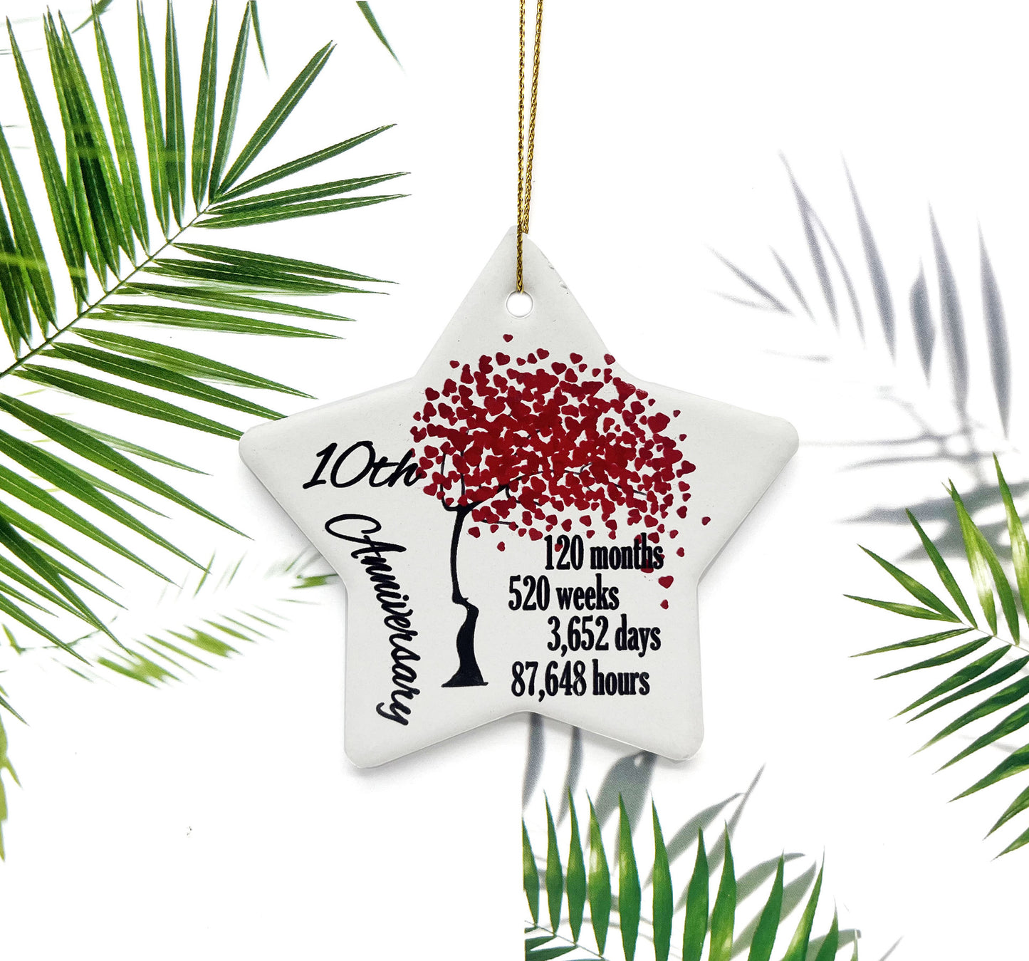 Christmas Ceramic Round Decorations Pendant