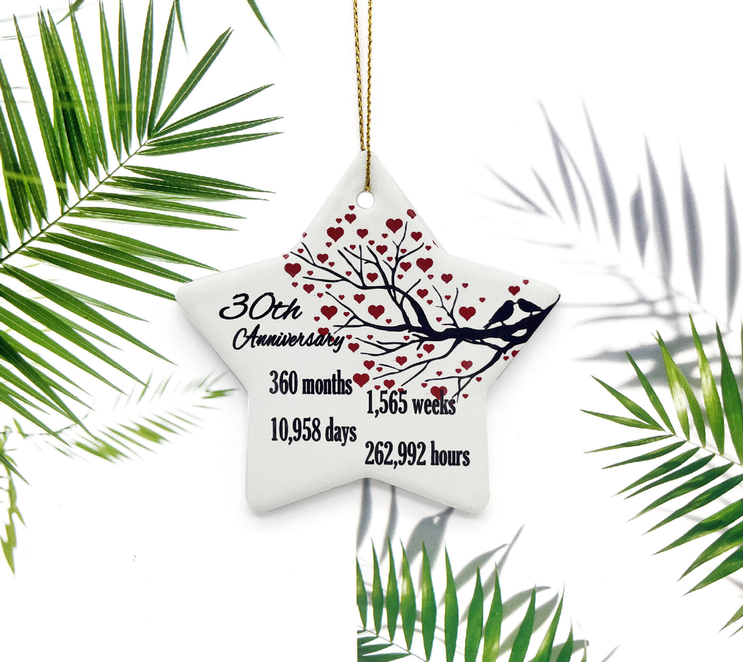 Christmas Ceramic Round Decorations Pendant