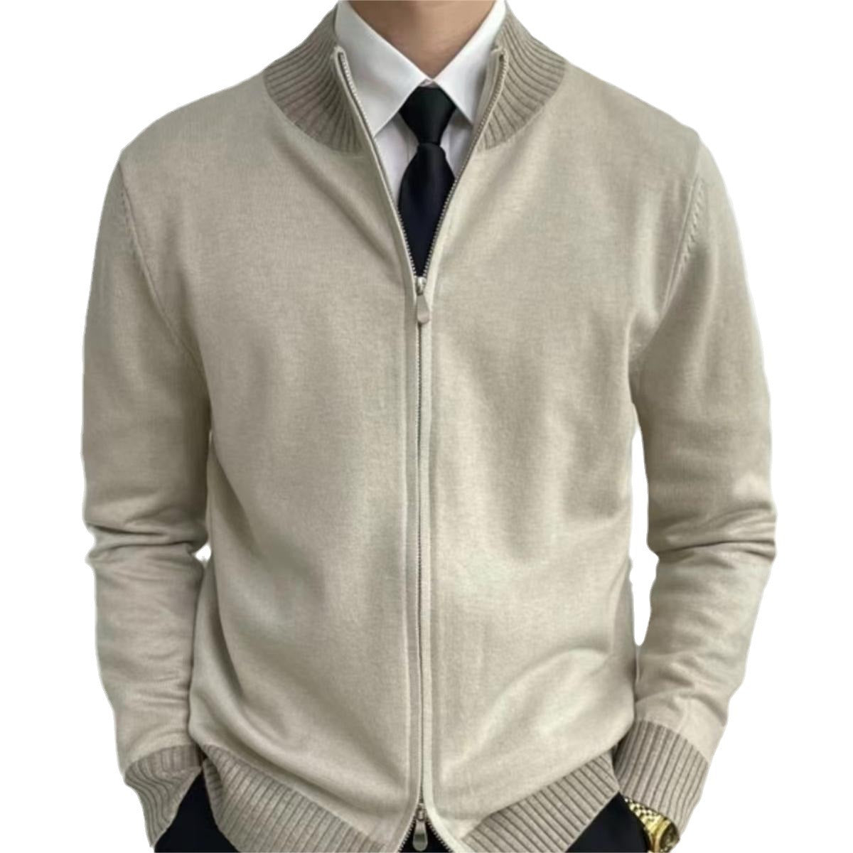 Men’s Knitwear Coat For Men Trendy Brand Long Sleeve