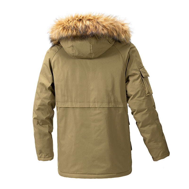 Pure Cotton Coat Cotton-padded Coat New Loose Casual Mid-length Jacket