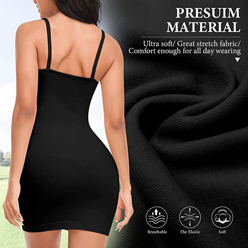 Seamless Corset Strap Base Dress