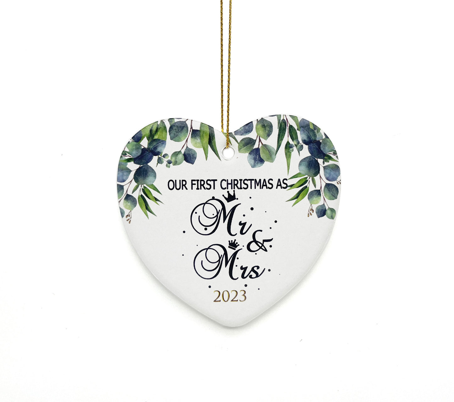 Christmas Ceramic Round Decorations Pendant