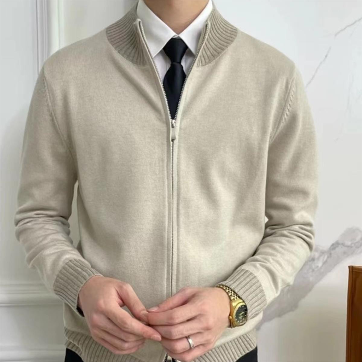 Men’s Knitwear Coat For Men Trendy Brand Long Sleeve