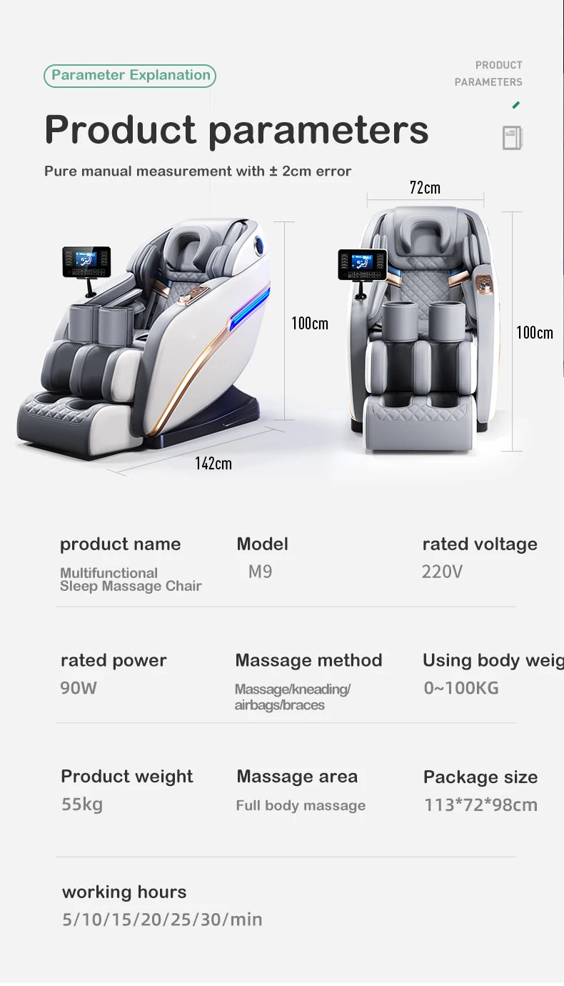 Jare 6502T/L  massage chairs electric 2024 luxury Home appliance full body  4d zero gravity professional massage chair