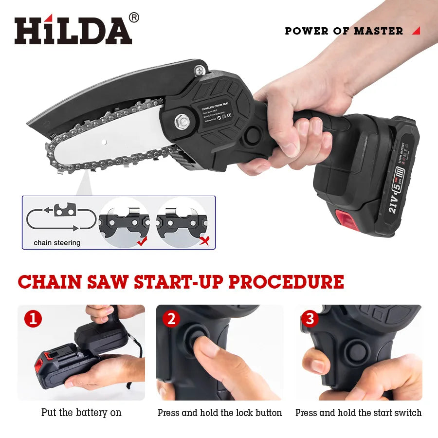 1080W Mini Electric Chain Saw