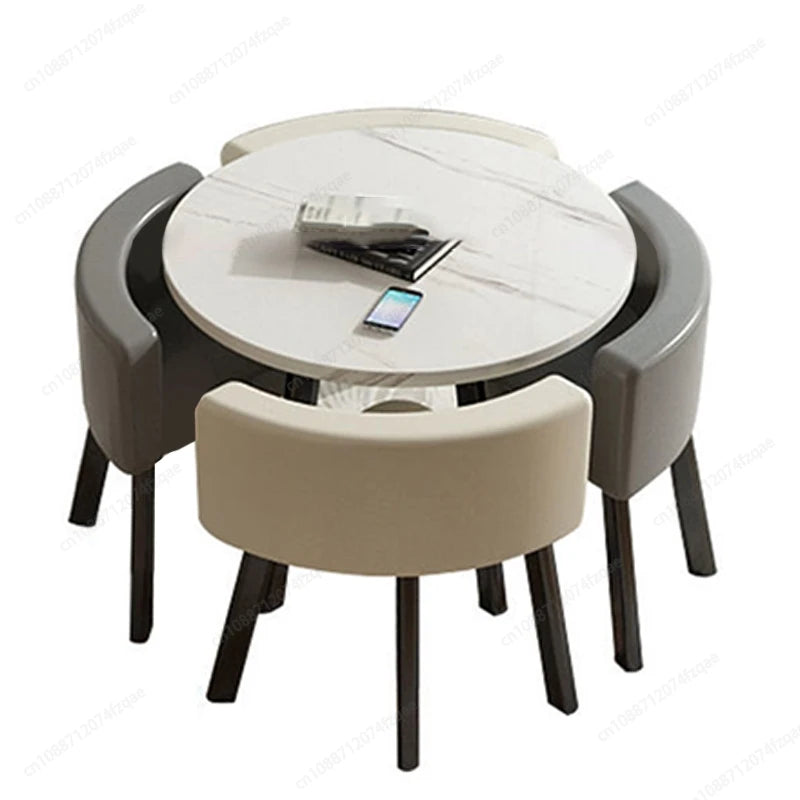 Table Coffee Tea Table Side Table Luxury Dining Chair Furniture For Living Room Home Seating Area Leisure Table And Chair Set