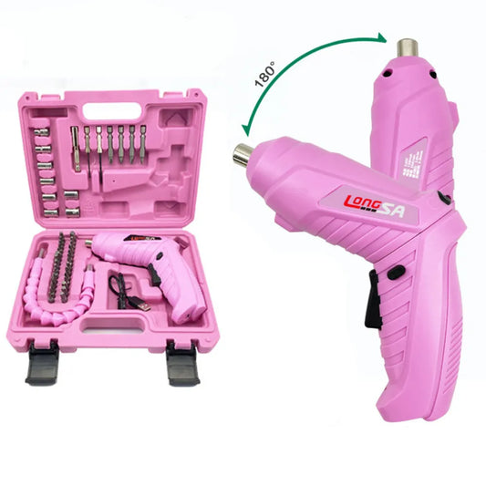 Fast Charging DIY Handicrafts Repair Power Tools Set For Women