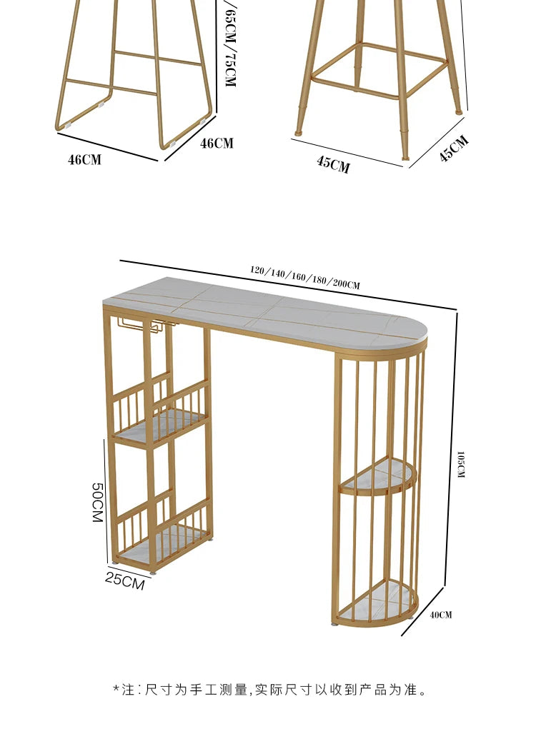 Luxury Modern Console Marbre Living Room Sofa Tables Nordic Home Iron Sofa Table Furniture Bedroom Decoration Cabinet