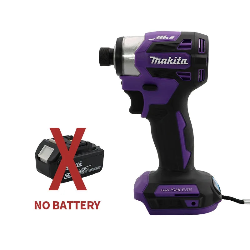 New Makita DTD173 Brushless Cordless 18V Lithium Battery Impact Screwdriver Speed 3600RPM Home Electric Drill Power Tools