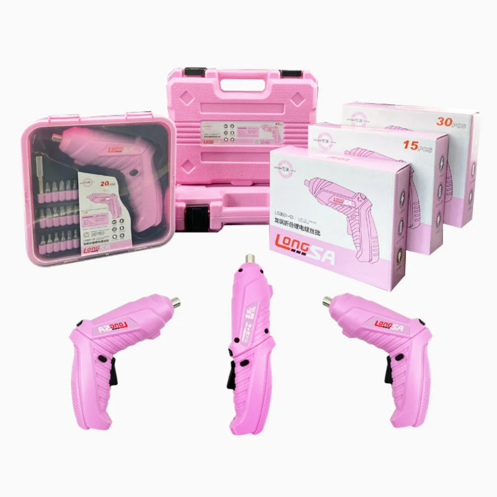 Fast Charging DIY Handicrafts Repair Power Tools Set For Women