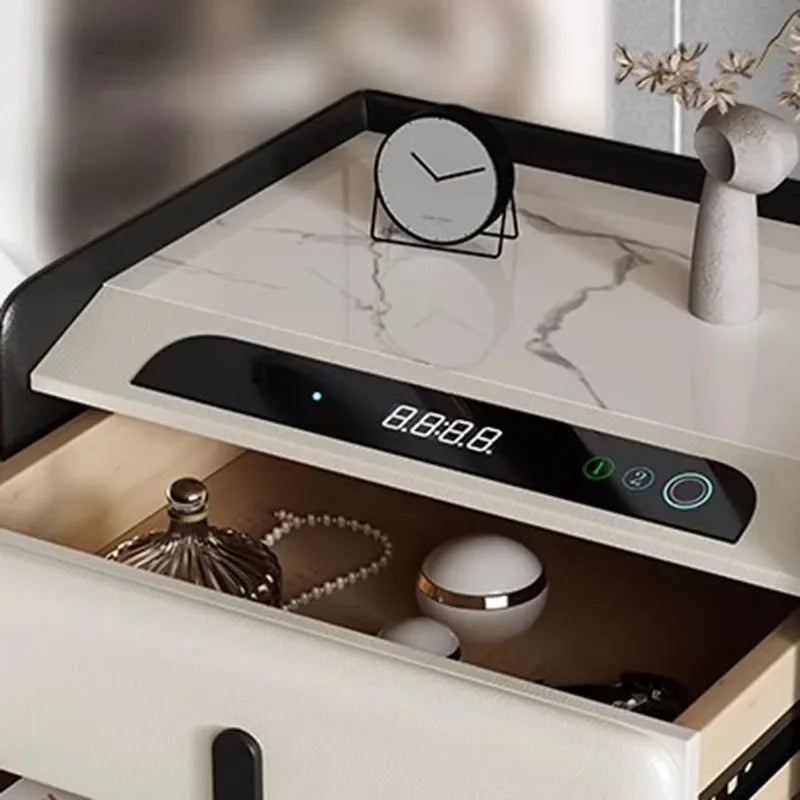 Luxury Modern Wood Nightstand with Drawers | Bedroom Furniture