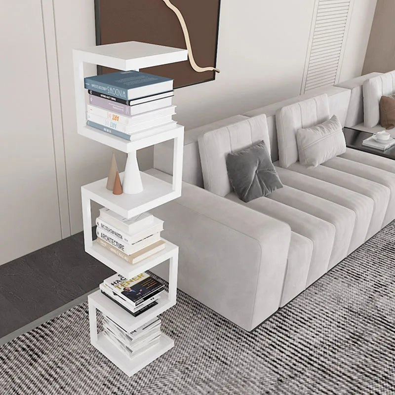 Book Nook Bookcase Cabinet Modern White Floating Mainstays Cube Storage Bookshelf Decor Estante Para Libros Room Organizer