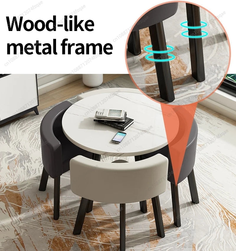 Table Coffee Tea Table Side Table Luxury Dining Chair Furniture For Living Room Home Seating Area Leisure Table And Chair Set