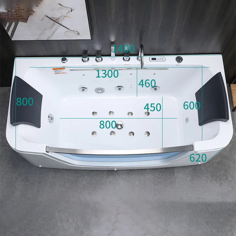 Luxury Freestanding Acrylic Massage Bathtub