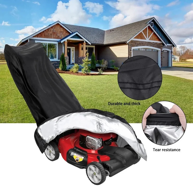 Cover for lawn mower 210D Oxford Waterproof Outdoor Garden Lawn Mower Cover UV Protection Dustproof Universal Size Protective Cover