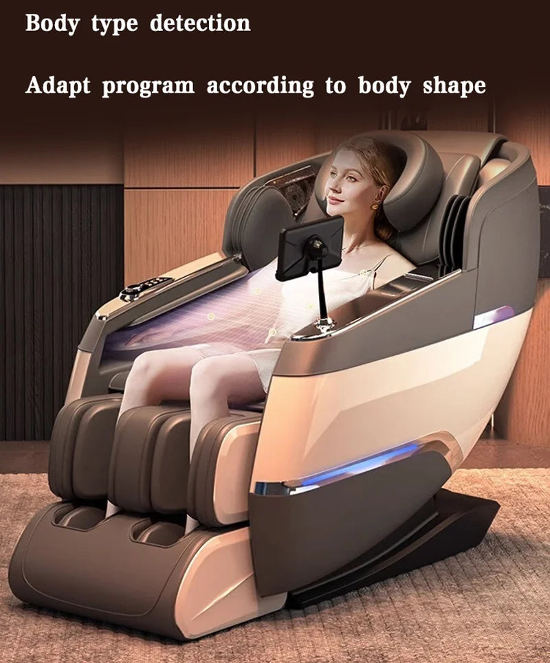 New Model Home Office Furniture Electric Massage Chair Heating Body care foot massage zero gravity full body Touch Screen