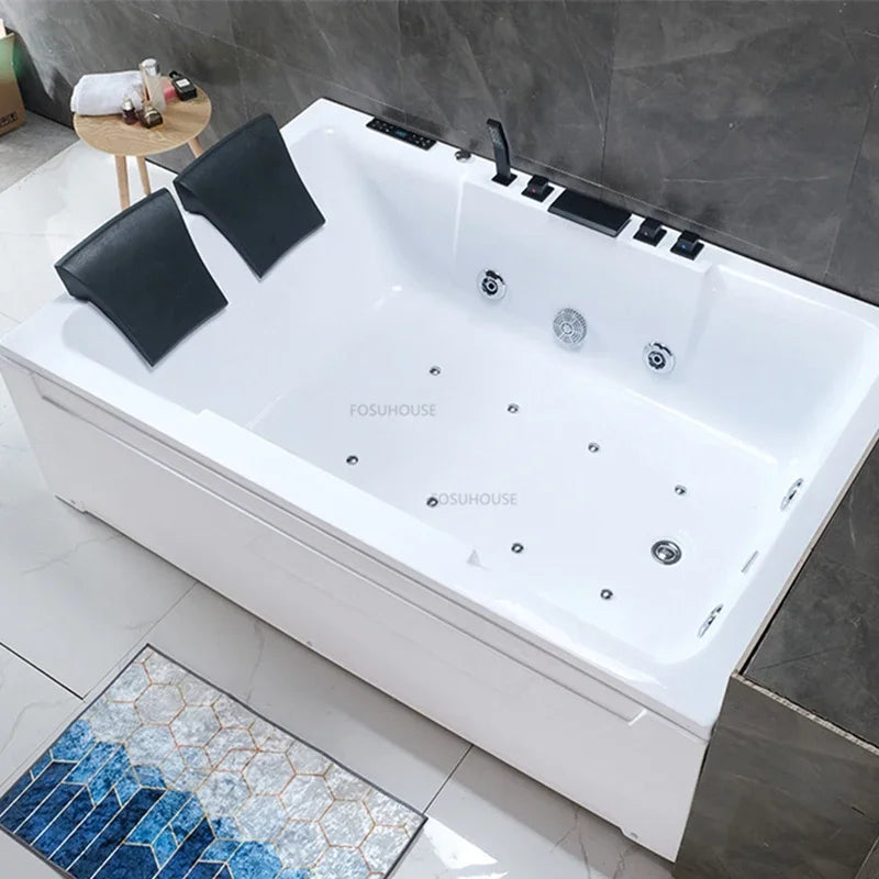 Acrylic Double Bathtub - Couple's Shower