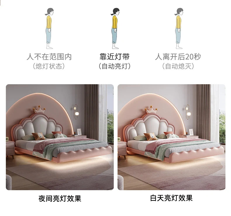 Girls princess bed Bed Baby Crib Cribs Kids Children Bed Children's Kid's Playpens Bedroom Furniture Literas Infantil Furniture