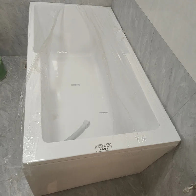 Modern Acrylic Freestanding Bathtub Small Apartment Bathroom Massage Bathtub Onstant Temperature Surfing Jacuzzi Bath Tub