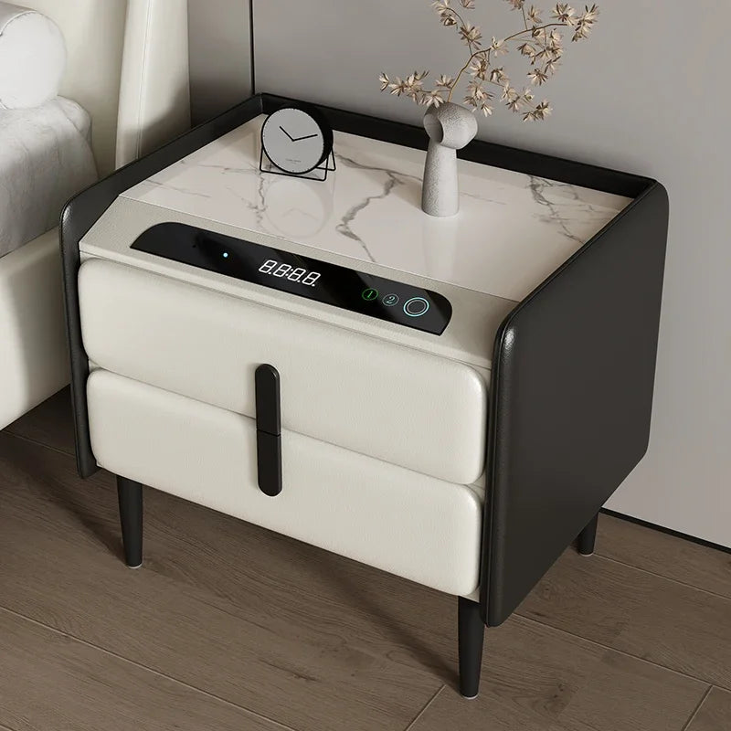 Luxury Modern Wood Nightstand with Drawers | Bedroom Furniture