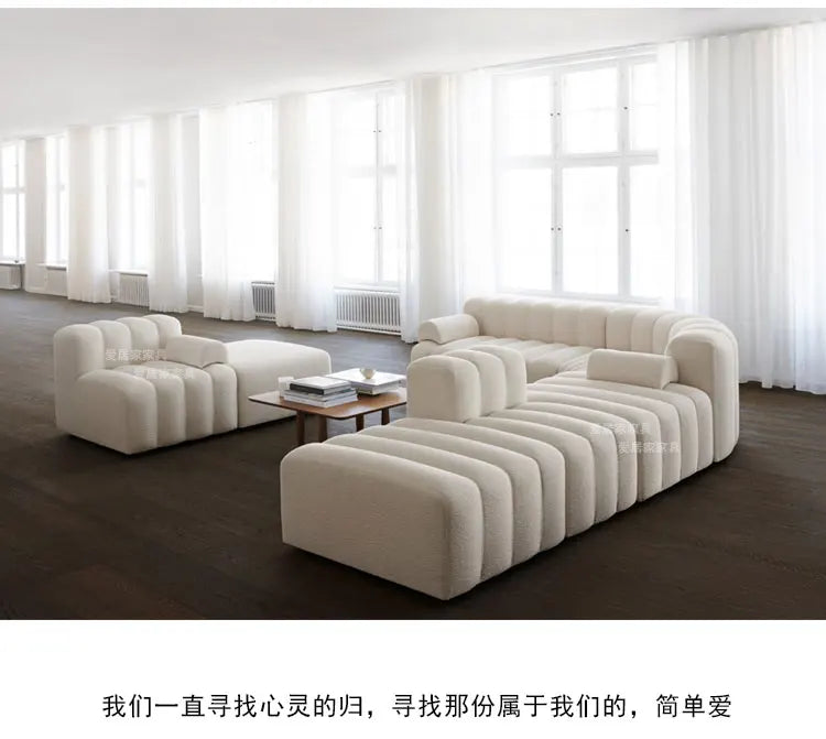 Nordic Living Room Sofa Salon Italian Modern Minimalist Luxury White Sofa Designer Sectional Couch Sofas Para El Hogar Decor