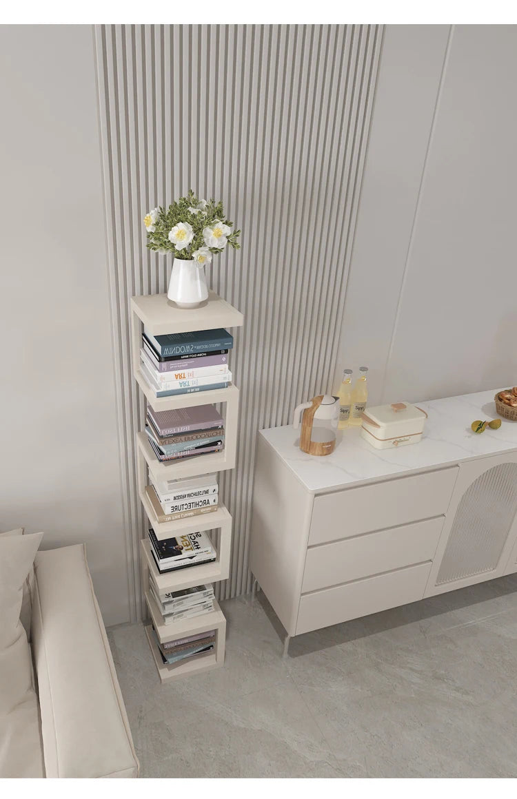 Book Nook Bookcase Cabinet Modern White Floating Mainstays Cube Storage Bookshelf Decor Estante Para Libros Room Organizer