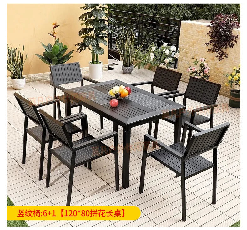 Garden Outdoor Set High-quality Eco-charger Prefabricated Modern Simplicity Warehouse Harging Station Rattan Outdoor Furniture