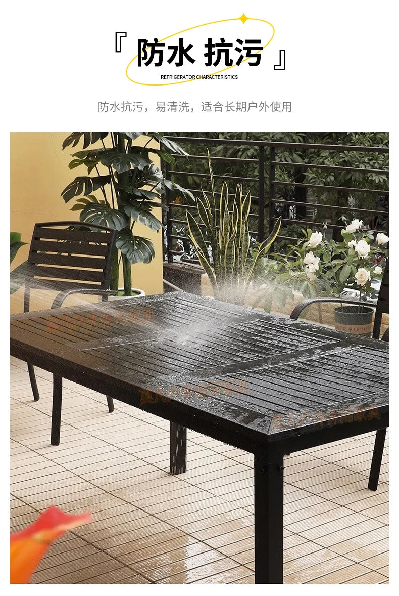 Garden Outdoor Set High-quality Eco-charger Prefabricated Modern Simplicity Warehouse Harging Station Rattan Outdoor Furniture