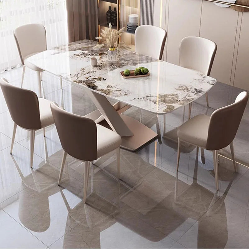 Relaxing Nordic Dining Table Rectangle Breakfast Chairs Reception Dining Table Kitchen Cheap Muebles De Cocina Home Furniture