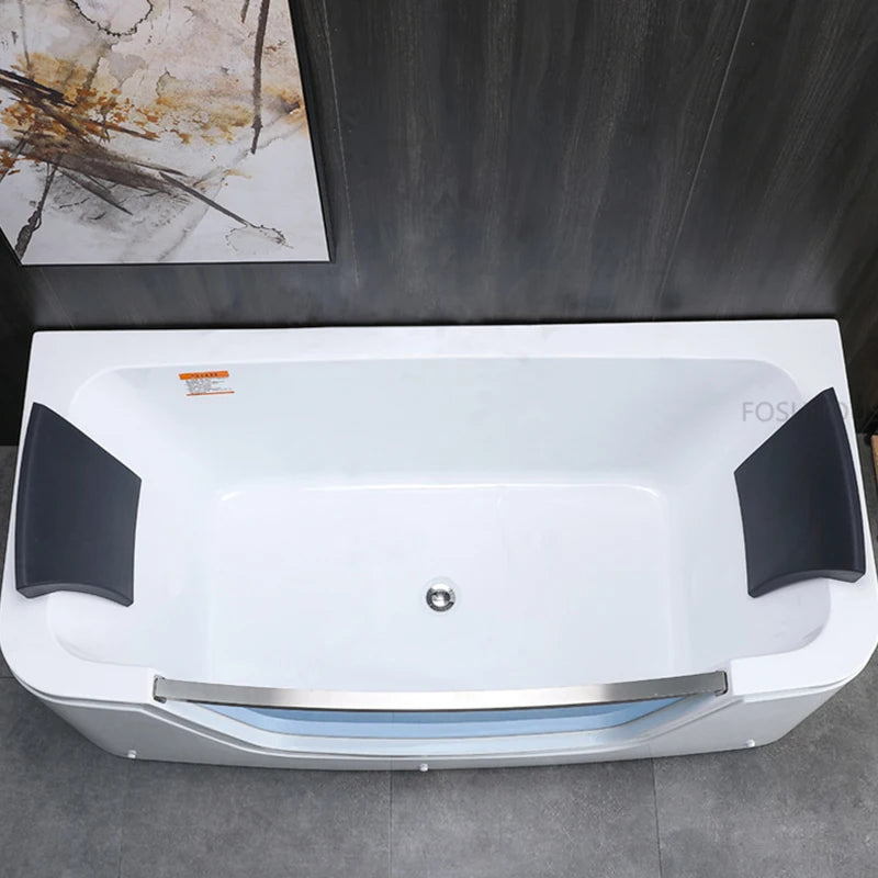 Luxury Freestanding Acrylic Massage Bathtub