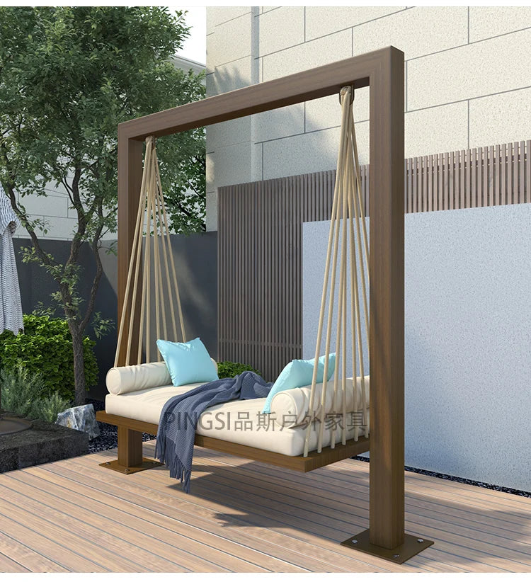 Luxury Sex Chair Patio Swings Garden Shaking Relax Hammock Patio Swings Hanging Suspended Outdoor Furniture Balançoires LLOS