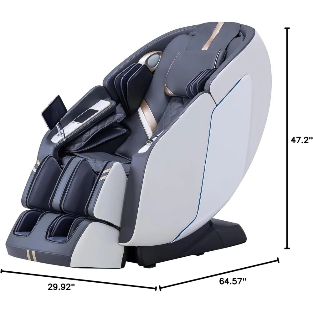 Massage Chair 2024 Full Body Massage Chair with Zero Gravity, Extended Footrest, SL Track, Yoga Stretch, Foot Rollers